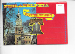 PHILADELPHIA. SOUVENIR FOLDER. LETTER POSTCARD. - Philadelphia