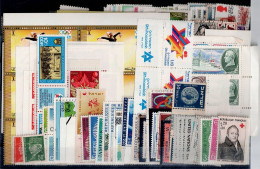 LOT OF 230 STAMPS MINT+USED +16 BLOCKS MI- 80 EURO VF!! - Collections (sans Albums)