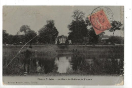 Le Plessis-Trévisse (94) : GP De La Pêche à La Grenouille Aux Bords De La Mare Du Château Env 1905 (animé) PF. - Le Plessis Trevise