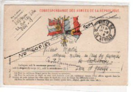 Correspondance Des Armées De La République. Guerre 1914/1918 ; Camp De Prisonniers - Castelsarazin - Oorlog 1914-18