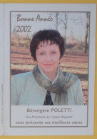 Petit Calendrier De Poche 2002 Politique Conseil Régional Charleville Mézières Ardennes - Small : 2001-...