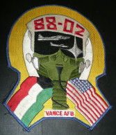Rare Grand écusson Patch Tissu Brodé Militaria 88-02 Vance Air Force Base USA - Ecussons Tissu