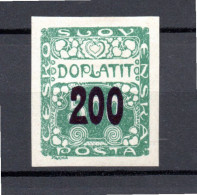 Czechoslovakia 1927 Old Overprinted Service/dienst Stamp (Michel D 54) MLH - Official Stamps