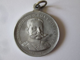 German Aluminium Medal Field Marshal Hindenburg:In Memory Of The Day Of The Former Hunter-Wetzlar 1924,diameter=33 Mm - Deutsches Reich