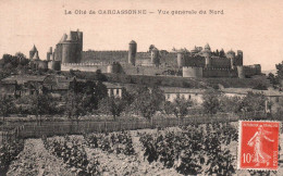 19766  CARCASSONNE   Vue Générale Du Nord    ( 2 Scans) 11 Aude - Carcassonne