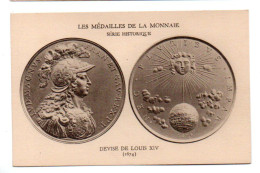 Monnaies 005, Les Medailles De La Monnaie, Serie Historique, Devise De Louis XIV - Münzen (Abb.)
