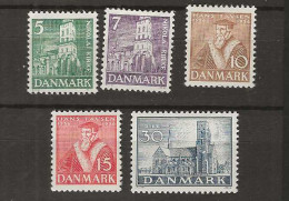 1936 MH Danmark Mi 228-32 - Unused Stamps
