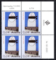 Finland Aland Islands Sc# 213 MNH PB UR 2003 Europa - Unused Stamps