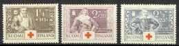 Finland Sc# B15-B17 MNH 1934 Famous People - Neufs