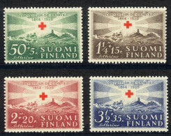 Finland Sc# B35-B38 MNH 1939 International Red Cross 75th - Nuevos
