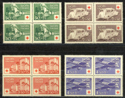 Finland Sc# B60-B63 MNH Block/4 1944 Red Cross Society - Neufs