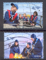 Finland Sc# 1288a-1288b Used 2007 Europa - Used Stamps