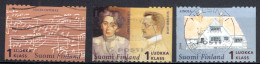 Finland Sc# 1205a-1205c Used 2004 Jean Sibelius - Usados