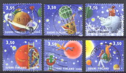 Finland Sc# 1124a-1124f Used 2000 Valentine's Day - Used Stamps