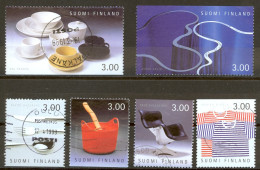 Finland Sc# 1089-1094 Used 1998 Finnish Design - Usados