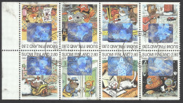 Finland Sc# 956a Used Booklet Pane 1995 Greetings - Oblitérés