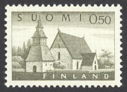 Finland Sc# 407 MNH 1963-1967 50p Church At Lammi - Nuevos