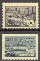 Finland Sc# 239-240 MH (b) 1942 Scenes - Ungebraucht