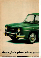 Renault 8 Catalogue Depliant - Voitures