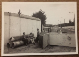 CP Noir Blanc BERLIN Offnung Der Mauer An Der Bernauer Strabe Juin 1990 - Berlijnse Muur