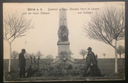 CPA Wörth An Der Sauer Bas Rhin, Denkmal Des Franz. Obersten Henri De Lacarre - Wörth