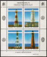 Argentina - 1992 - Lighthouses - Faros "Punta Mogotes" - "Rio Negro" - "San Antonio" - "Cabo Blanco" - Ungebraucht