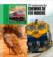 Djibouti 2023, Trains In India, Peackot, BF - Peacocks