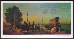 Argentina - 1985 - Philatelic Exhibition "Argentina '85" - Argentine Painting - Ungebraucht