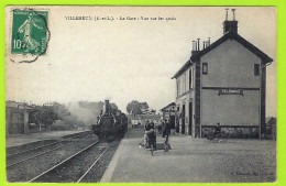 28 - VILLEMEUX +++ La Gare +++ Vue Sur Les Quais +++ - Villemeux-sur-Eure