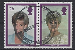 Great Britain 1998 Death Of Princess Diana (o) Mi.1730-1731 - Gebruikt