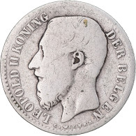 Monnaie, Belgique, Leopold II, Franc, 1886, TB, Argent, KM:29.1 - 1 Frank