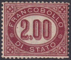 Italy 1875 Sc O6 Italia Servizio Sa 6a Official MNH** - Servizi