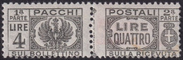 Italy 1946 Sc Q58 Italia Pacchi Sa 63 Parcel Post MNH** - Pacchi Postali