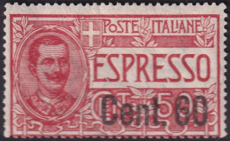 Italy 1922 Sc E11 Italia Espresso Sa 6 Express MLH* - Exprespost