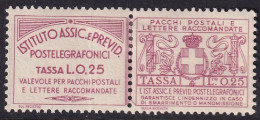 Italy 1936 Sa 11 Italia Assicurativi MH* Large Crease - Insured