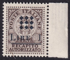 Italy 1945 Sa 1 Italia Locali Guidizzolo Local MNH** - Emissioni Locali/autonome