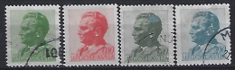 Jugoslavia 1974 / 81  Tito (o) Mi.1551-1554  (13.25) - Used Stamps