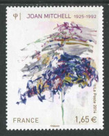 TIMBRE** De 2014 Gommé "1,65 € - JOAN MITCHELL" (Le Musée Imaginaire) - Neufs