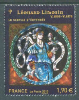 TIMBRE** De 2015 Gommé "1,90 € - LEONARD LIMOSIN - LA SIBYLLE D'ERITHREE" (Le Musée Imaginaire) - Neufs