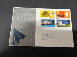 27-9-2023 (2 U 19) UK FDC Cover (1 Cover Posted) Technology 1966 - 1952-1971 Pre-Decimal Issues