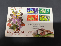 27-9-2023 (2 U 19) UK FDC Cover (1 Cover Posted) Botanical Issue (1964) - 1952-1971 Pre-Decimal Issues