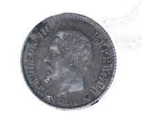 20 Centimes Napoléon III, 1859 Tête Nue Paris - 20 Centimes