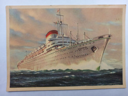 Delcampe - AUGUST US GENOVA ITALIA - Hausboote