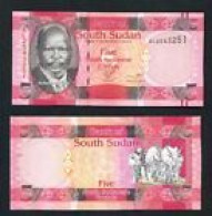 SOUTH SUDAN - 2011 5 Pounds UNC - Zuid-Soedan