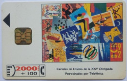 Spain 2000 Pta. " Cartel I ( Olimpiadas Barcelona '92 ) - Privé-uitgaven