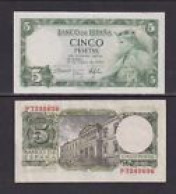 SPAIN - 1954 5 Pesetas XF/AU - [ 4] 1975-… : Juan Carlos I