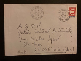 LETTRE TP EURO OBL.27-5 1999 54 OCHEY AIR MTHE ET MELLE - Poste Aérienne Militaire