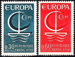 FRANCE 1966 EUROPA. Complete Set, MNH - 1966