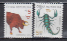 Czech Rep. 1999 - Zodiac Signs, Mi-Nr. 240/41, MNH** - Ungebraucht