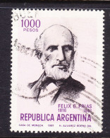 Argentina 1981 1000P Felix Frias 1710 Used - Usati